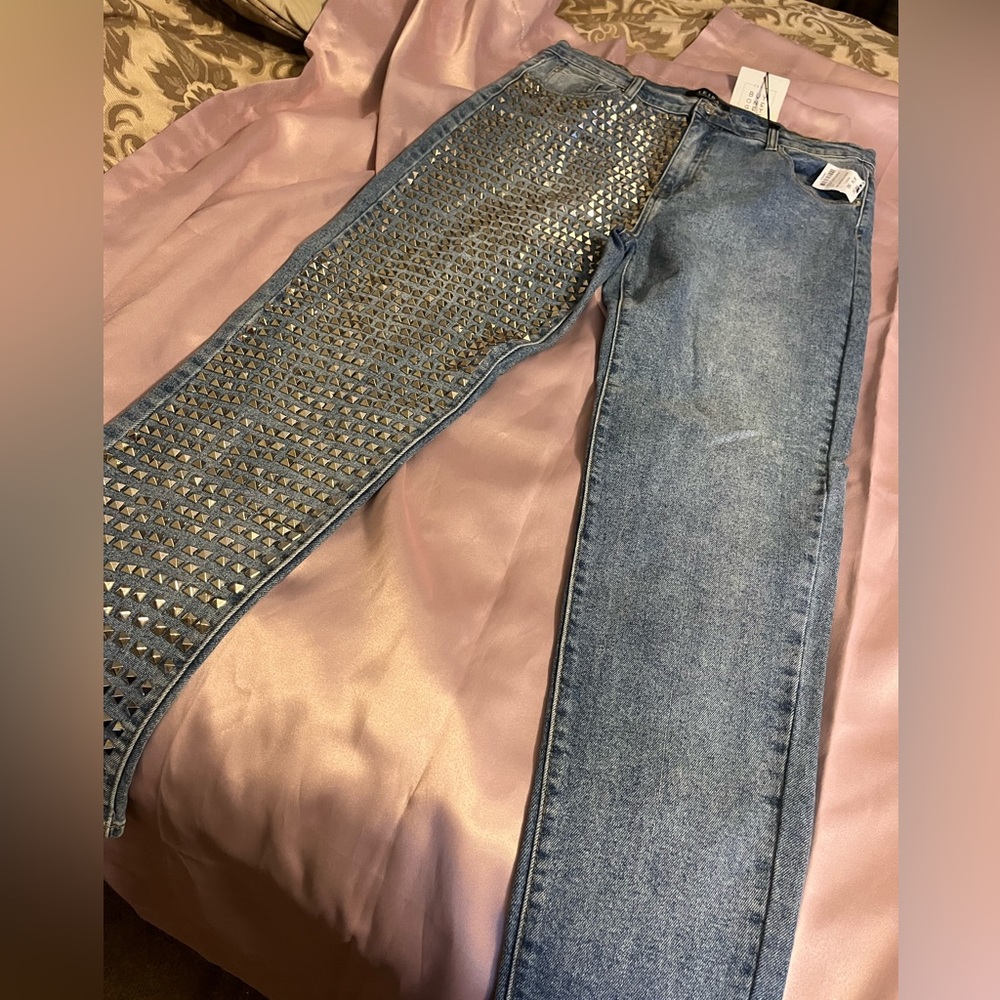 Akira Studded Skinny Jeans - Brand New